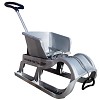 Toboggan set for toddlers silver